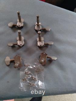 Vintage Grover Open Back Tuners 3 G -93s, 3 Sta-tite 1950s/1970s Nickel