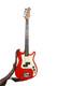 Vintage Harmony Short Scale Electric Bass Guitar Red New Tuners