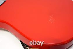 Vintage Harmony Short Scale Electric Bass Guitar Red New Tuners