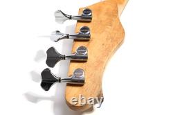 Vintage Harmony Short Scale Electric Bass Guitar Red New Tuners