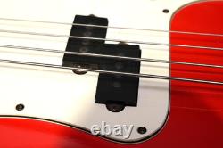 Vintage Harmony Short Scale Electric Bass Guitar Red New Tuners