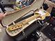 Vintage Hondo All Star H802 Bass Natural finish Grover Tuners with original Case