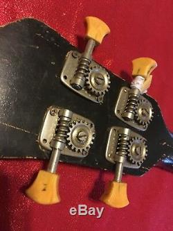 Vintage Orfeus Bass Guitar Neck With Tuners