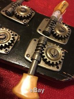 Vintage Orfeus Bass Guitar Neck With Tuners