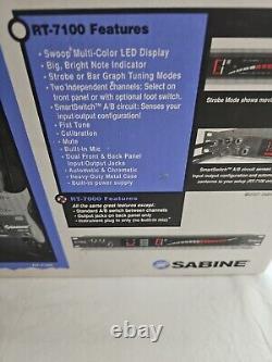 Vintage Sabine RT-7000 Rack Tuner. NEW In Box