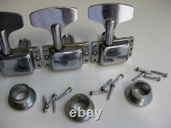 Vintage Teisco Conrad Univox Greco Bass Guitar Tuners for Project Upgrade