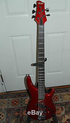 Vintage Vester 5 string bass narrow spacing, long scale! And Hipshot tuners