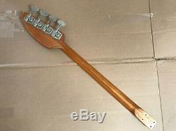 Vintage Vox Bass Guitar Neck with Tuners and Logo