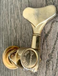 Vtg Ibanez Roadstar II Bass Velve Tune BII Treble Side Gold Tuner Tuning Peg MIJ