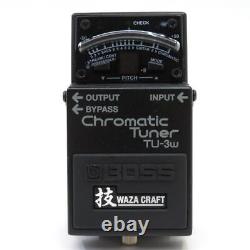 WAZA CRAFT Chromatic Pedal Tuner For Guitar / Bass TU-3W