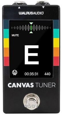 Walrus Audio CANVAS-TUNER Guitar / Bass Tuner with LCD Screen