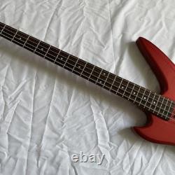 Warlock 4 Strings Red Solid Body Bass Guitar Electric Guitar Christmas Special