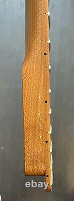Warmoth Precision Bass Neck- Roasted Maple- TUNERS NOT INCLUDED