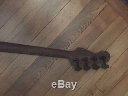 Wenge Precision Bass Guitar Neck USA with Hipshot Tuners P Fits Fender P J Jazz