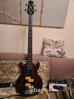 Westbury Track 4 Bass Guitar Very Good Hard Shell Case OHSC