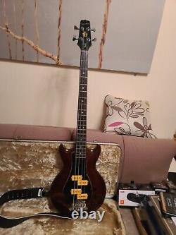 Westbury Track 4 Bass Guitar Very Good Hard Shell Case OHSC