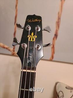 Westbury Track 4 Bass Guitar Very Good Hard Shell Case OHSC