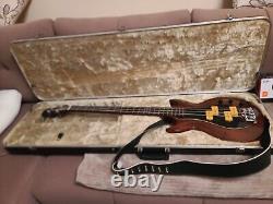 Westbury Track 4 Bass Guitar Very Good Hard Shell Case OHSC