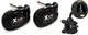 Xvive U2 Digital Wireless Guitar System Black + Snark ST-8 Value Bundle