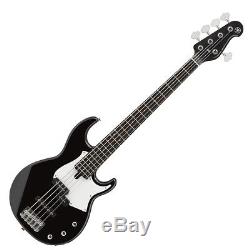Yamaha BB235 5-String Electric Bass Black FREE Deluxe Bass Bag, Tuner & Cable
