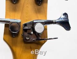 Yamaha BEX4 Semi-Hollowbody Electric Bass with Gotoh Xtender Key Tuner & Gig Bag