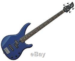 Yamaha TRBX174DBM Bass Guitar FREE Deluxe Bag, Tuner & Accessories Metallic Blue