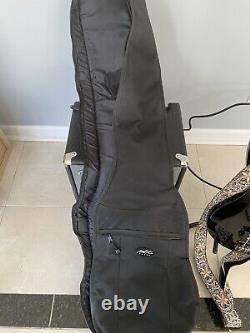 Yamaha TRBX304 BL Black 4 string electric Bass Guitar withFender Amp, Tuner, Case
