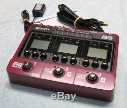 ZOOM B3 Bass Effects Tuner and Looper